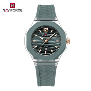 NAVIFORCE Original Womens Watch Quartz Calendar Watch Simple Dial Luminous  50m Waterproof Brand New Casual Fashion Watches NF6109