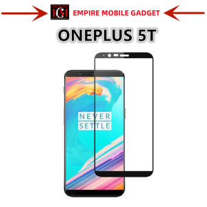 ONEPLUS 5T Full Covered Tempered Glass Screen Protector - BLACK