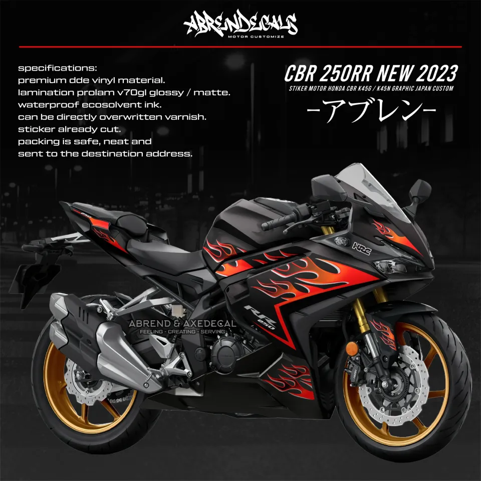 Harga Honda Cbr 250 Sale STRIPING CBR 250 RR 2023 API RAINBOW