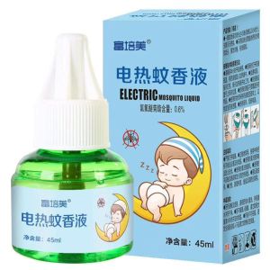 Electric Mosquito Repellent Liquid with Heater Odorless Non-toxi Safe for Pregnant Baby Kids