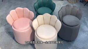 Dressing Table Stool - Makeup Dining Chair Makeup Chair Soft Seat Backrest Storage for Bedroom Living Room Office or Dressing Area Easy to Store Easy to Use Practical Design Daily Use