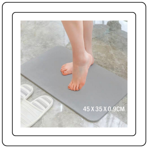 【JJ HOME】Diatomite Absorbent Mat / Bathroom Mat / Floor Mat / Kitchen Mat