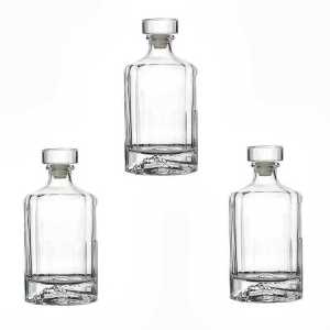 Bình Đựng Ruou 500ML thủy tinh (combo 3 cái) hibiki nắp đặc – Chai Đựng Rượu Thủy Tinh – Vỏ Chai Rượu Ngoại (C20)