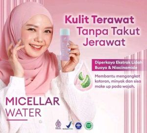 Micellar Water 100ml Pembersih Make up Mengangkat Kotoran Debu Pada Wajah & Menyegarkan