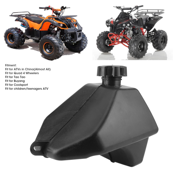 Gas Fuel Tank Can Replacement W/Cap Lid Fit for ATVs Quad 4 Wheelers