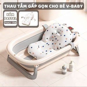 Thau Tắm Gấp Gọn Cho Bé Sơ Sinh V-BABY P01