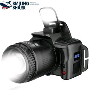 SENTER KEPALA T135 LED ZOOM LASER 60W - SUPER TERANG - 6 MODE CAHAYA - ZOOM LASER - SENSOR - BISA PB - TYPE-C
