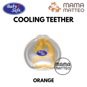 BABYSAFE TT005 Easy Grip Rubber Cooling Teether with Purified Water with Case Gigitan Bayi Baby Safe