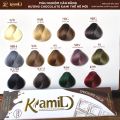 NHUỘM MÀU KHÓI BẠCH KIM- nhuộm tóc màu khói bạch kim cần tẩy tóc màu nhuộm Kami 9AB +Tặng kèm trợ dưỡng 100ML. 