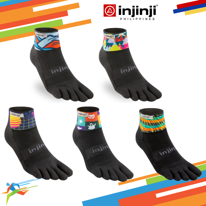 Calzini Tecnici Injinji Sport Original - A Dita, Traspiranti, Per Sport E Attivit&agrave; Fisica