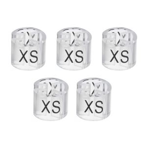 NOBLELYN 5Pcs Ring Shape Hanger Clothes Markers Plastic Markers Size Markers Retail Supplies Label Size Hanger Tags Clothing Organization