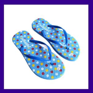 Raqilla / Sandal jepit polkadot / sandal jepit wanita polkadot trendy sandal jepit perempuan polkadot termurah