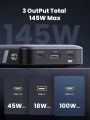 Bộ pin sạc dự phòng 25000mAh/20000mAh 145W/100W UGREEN | Cổng sạc nhanh USB-C | 3 cổng | Màn hình kỹ thuật số | Bảo hành 18 tháng 1 đổi 1 | 90597A 25188. 