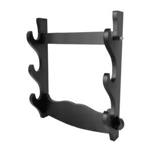 LINSBAYWU Wall Mounted Wall Lightsaber Hangers Space Saving 1/2/3-Layer Design Lightsaber Display Rack Wall Katana Support Multi-functional Rod Hook Hangers Home Organizer