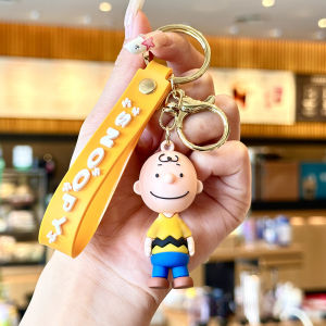 Gantungan Kunci Snoopy Keychain Gantungan Tas Ransel Boneka Kartun Peanuts Snoopy