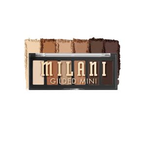 Bảng phấn mắtMilani Gilded - Hãy gọi tôi là kiểu dáng cổ điển Bộ phấn mắt màu nâu với độ lên màu đậm. Sáu sắc màu lì và nhũ. Sản xuất tại Hoa Kỳ.