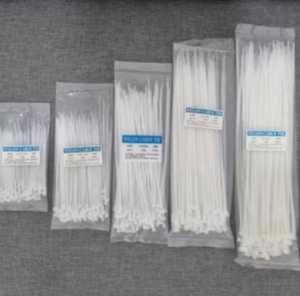 AURORA Cable Ties Kabel Ties Kabel Tis 10cm 15cm 20cm HITAM DAN PUTIH Isi 100 pcs Pengikat Kabel