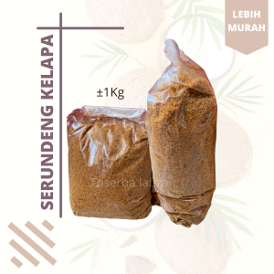 Serundeng Kelapa Asli Kemasan besar 1kg - Serundeng khas daerah ciamis