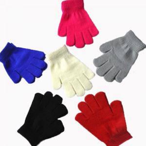 YUNAFIN Winter Boy Girl Warm Knitted Stretch Glove Children