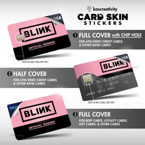 K-POP Card Skin Stickers (for ATM Credit Debit Beep Cards Loyalty Cards)