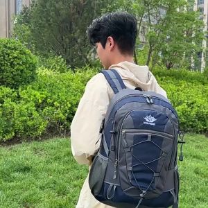 【SKIT SG】36-55L Hiking Backpack Waterproof Outdoor Travel Backpack Lightweight Large Capacity Trekking Camping Mountaineering Bag for Men Women Rucksack Daypack Laptop Backpack Climbing Hiking Travel Bag Durable Comfortable