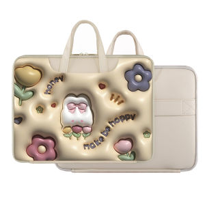 Tas Laptop Jinjing Waterproof 13" - 13.3" Inch Semua Merk Laptop Fancy Printing 3D