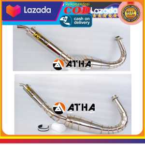 Knalpot rx king kolong cobra RCB crome suara garing