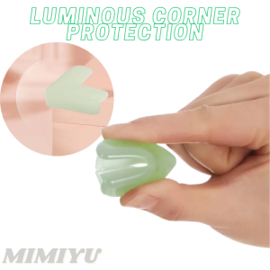 MIMIYU 4pcs Baby Safety Luminous Silicone Protector Protective Cover Corner Edge Table Socket Baby Protection