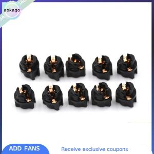 Aokago 10pcs T5 SOCKET TWIST LOCK Instrument PANEL Cluster plug Dash Light bulb