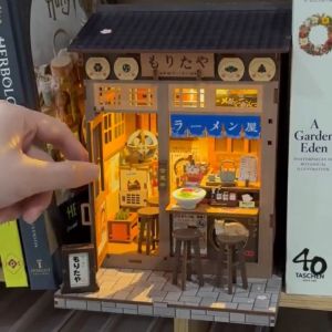 [Ready Stock} Cutebee 3D DIY Wooden Puzzle Miniature House Japanese Dollhouse Series Morita-Ya CWGC205