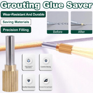 Threaded Glue Nozzle Positioner One-Piece Design Seamless Glue Saver Seam Agent Construction Tool Set胶嘴定位器