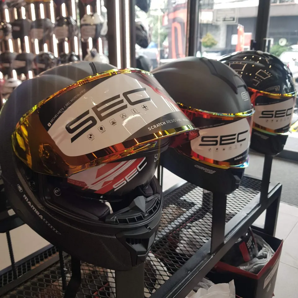 Sec carbon mamba helmet Medium Size Helmet Xl Helmet Motorcycle