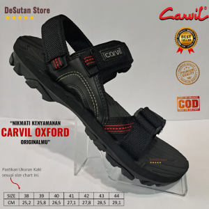 Carvil  KANCANA OXFORD  Sandal Gunung Pria Dewasa Tali Belakang DeSutan Store