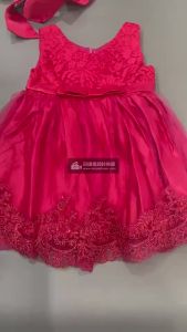 NNJXD Baby Girl Kids Flower Lace Embroidery Birthday Tutu Dress Wedding Gown Girl Halloween Party New Year Elegant Princess Dress