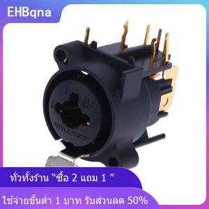 [COD] EHBqna KITCHEN 1PC Combo XLR และ6.35mm JACK Connector PANEL MOUNT CHASSIS Connector สำหรับไมโครโฟน