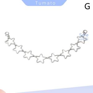 Tumato Nhiều Lớp Kim Loại Dây Đeo Chuỗi DIY Cá Tính Bướm Trái Tim Sao Mặt Dây Chuyền Vai Túi Chuỗi Dây Đeo