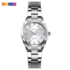 SKMEI New Women Fashion Quartz Watches Waterproof Stainless Steel Simple Elegant Wristwatches Ladies Clock 1620