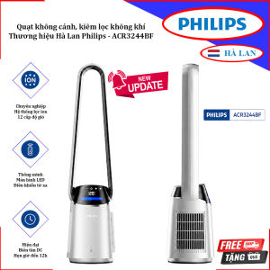 Philips ACR3244BF 2in1 Quạt Không Cánh + Máy Lọc Không Khí Sang Trọng Cho Gia Đình. BH 2 Năm