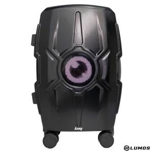 LOY Pixel Heart Waterproof Ultralight Luggage Suitcase with LED Eyes Smart Screen Dynamic Highlight