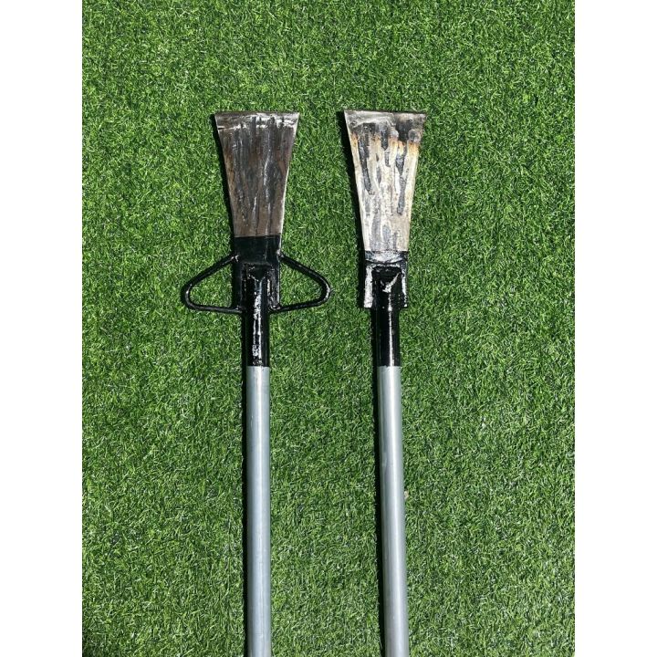 เสียมแทงปาล์ม เหล็กแหนบแท้ หน้ากว้าง 12ซม. ยาว 1.40ม.