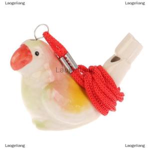 [COD] Laogeliang 1ชิ้นนกหวีดนกน้ำเซรามิกสีรูปวาดสุ่มนกหวีดนกน้ำเครื่องดนตรีน่ารักทีมกีฬากลางแจ้ง