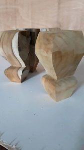 KAKI LEMARI KAYU JATI (model kaki gajah)