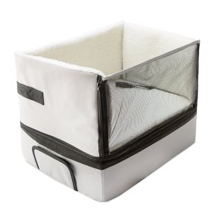 EDENPETZ Pet Dog Car Carrier Seat Bag Warm Mesh Basket Folding Hammock Safe Car Armrest Box Booster Kennel Bed For Dog Cat Travel