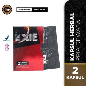 (Jual Eceran) Exie Kapsul | Exie Serbuk Suplemen Penambah Stamina Exie Powder | Kapsul Exie BPOM