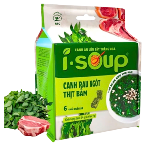 COMBO Viên Canh Rau Ngót Thịt Bằm Ăn Liền Sấy Thăng Hoa – Túi (54g) 6 Viên khách chọn phân lloại