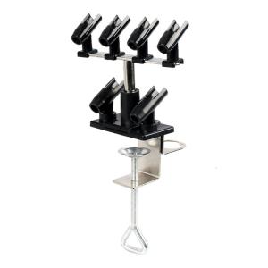 Studio Grade Sprayer Guns Storage Stand Nonslip Base Prevents Tipping Hold 6 Brushes Crafting Essential For DIY Artists