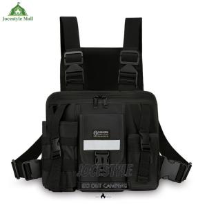 [Jocestyle Mall]กระเป๋าหน้าอกปั่นจักรยานกลางแจ้งกระเป๋าสะพายไนลอนหลายกระเป๋าเสื้อกั๊กมัลติฟังก์ชั่นกระเป๋าหน้าอกเดินทางกระเป๋าเป้สะพายหลัง