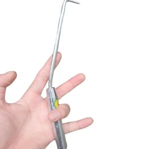 Móc xoay buộc dây thép xây dựng số 7 tay cầm thép đặc mạ kẽm chống rỉ thế hệ mới 2024-THÉP trắng