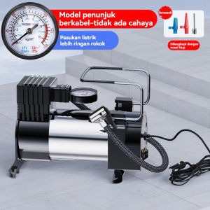 Pompa Ban Mobil Multifungsi Portabel dengan Tekanan Tinggi dan Kekuatan Kencang - Hitam