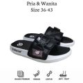 Dj style -  Fashion Oval Distro Sol Putih - Sandal Slide Pria Distro Karet - Sendal SELOP PRIA Wanita Korean Style Kekinian 2024. 
